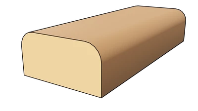 lavičkové latě modřín