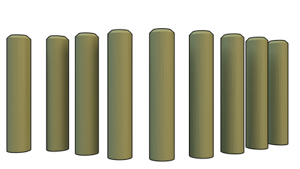 impregnované palisády